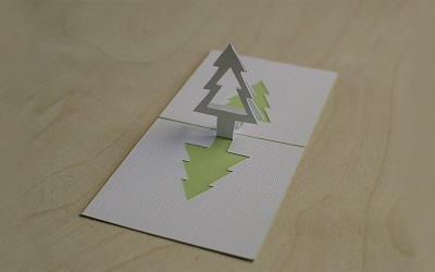 Christmas Tree Popup Card Tutorial