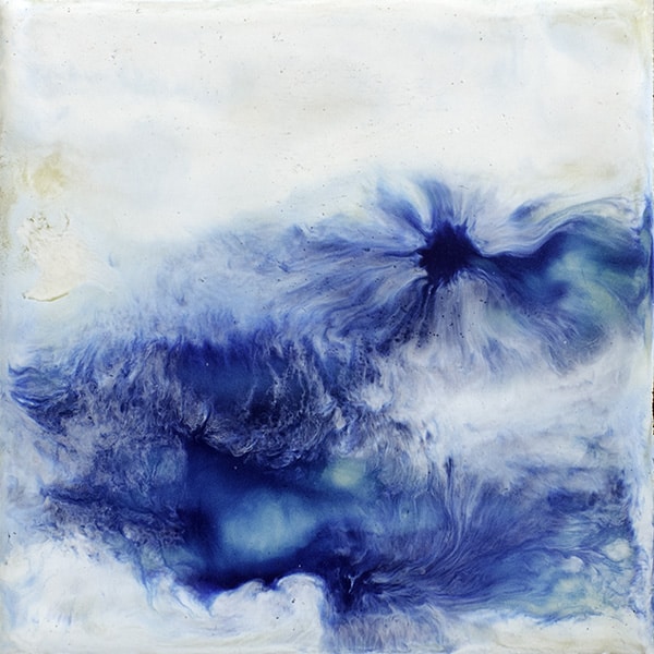 "Close to Heaven" Encaustic Painting, 2016
