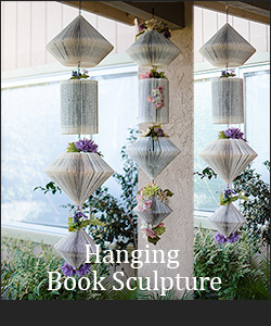 Hanging Book Sculpture Tutorial